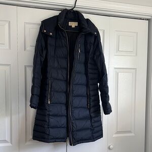 Michael Kors Navy Puffer Jacket
